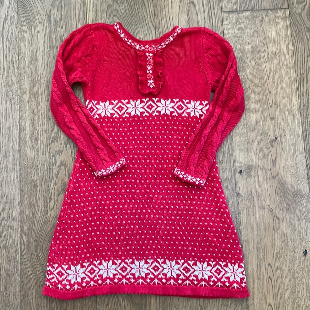 NWOT-Hanna Andersson Girl’s Nordic Sweater Dress